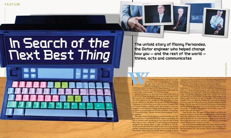 'In Search of the Next Best Thing' feature opener with keyboard hero image